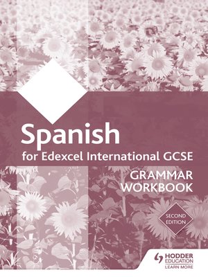 cover image of Edexcel International GCSE Spanish Grammar Workbook